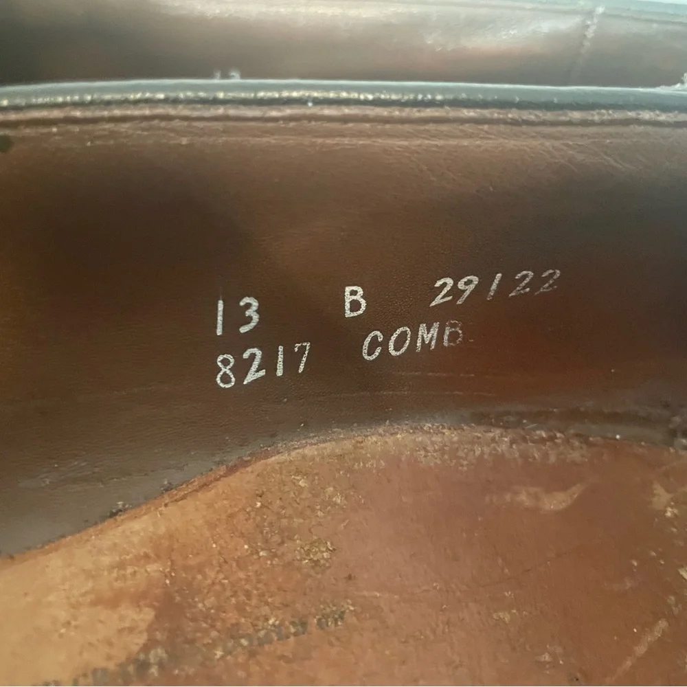 Allen Edmonds Made in USA Grayson Tasseled Leather Loafer in Black 13 B‎ $425